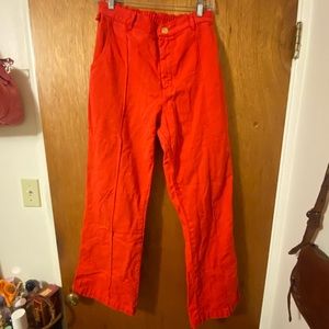 Big Bud Press Western Pants Mustang Red